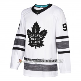 Män Ishockey Toronto Maple Leafs tröja John Tavares 91 Vit 2019 All-Star Adidas Authentic